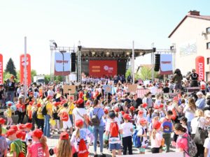 Ceremonial opening of the 28th Plazma Youth Sports Games in Zaprešić (Croatia)