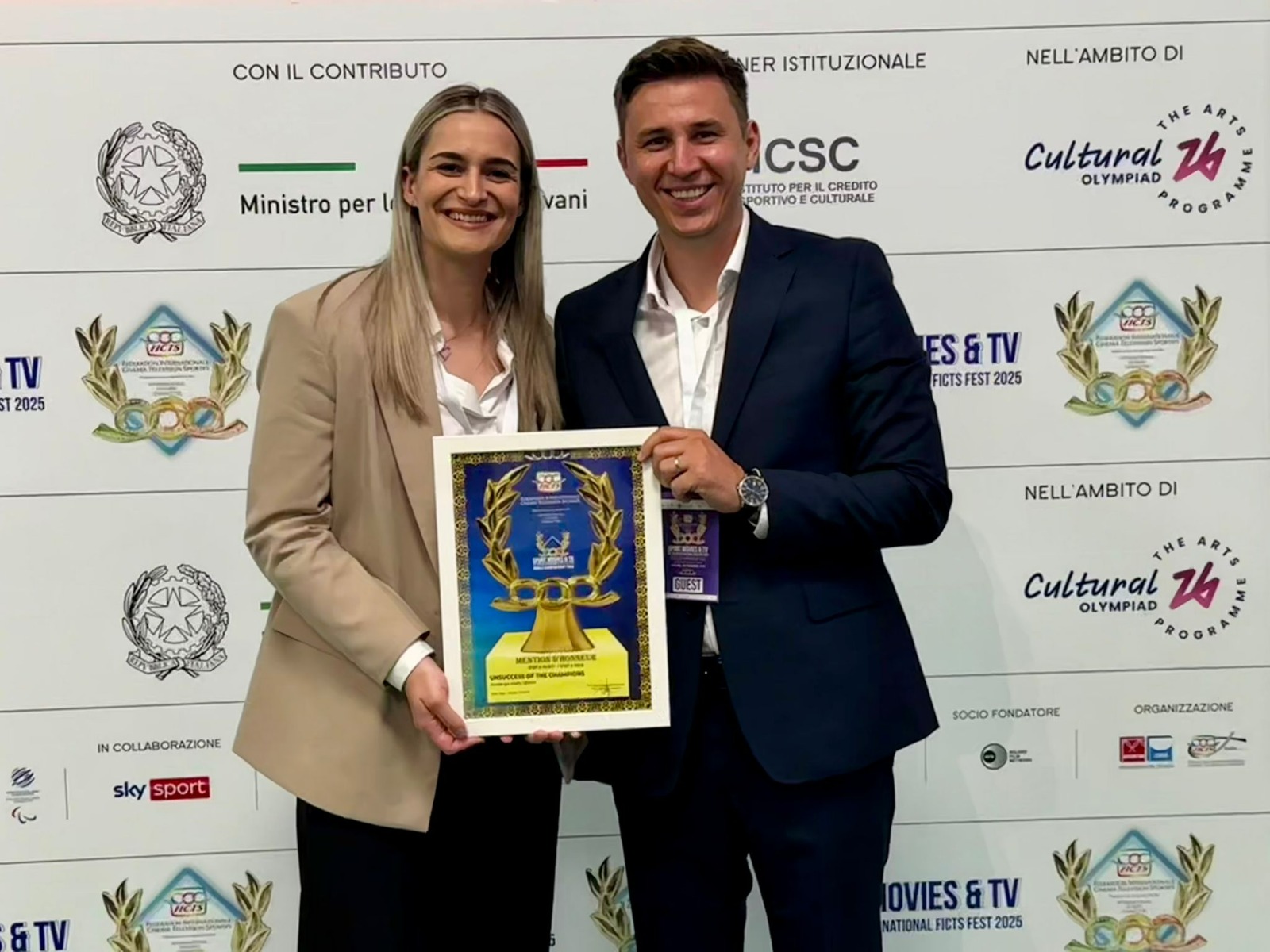 “(Un)Success of Champions” Honored with the ‘Mention d’Honneur’ Award by FICTS