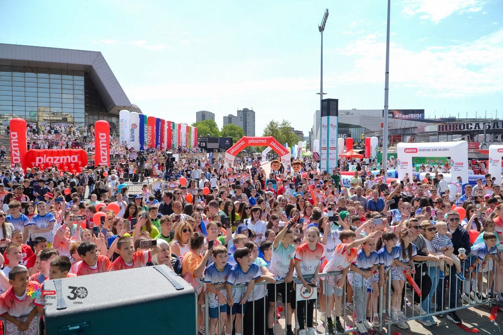 Ceremonial Opening of the 13th Season of the Plazma Youth Sports Games Held in Novi Sad
