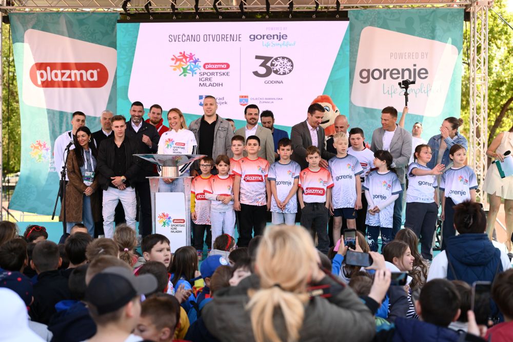 More Than 3,000 Children Open the Jubilee 30th Season of the Plazma Youth Sports Games in Osijek